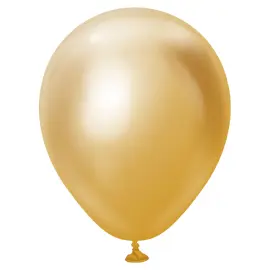 Gull Mini Chrome Ballonger 100-pakning