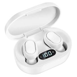 Headset med Ladeetui E7S Hvitt