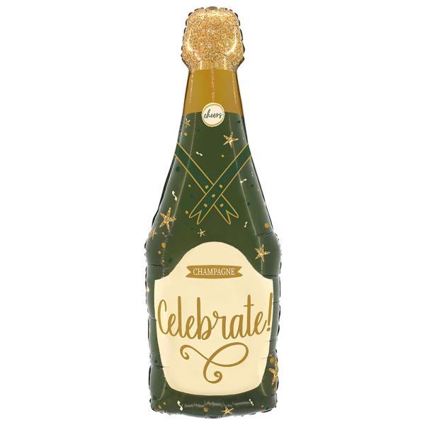 Folieballong Champagneflaske Celebrate!