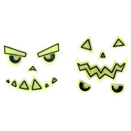 Selvlysende Klistremerker Gresskar 2-pakning