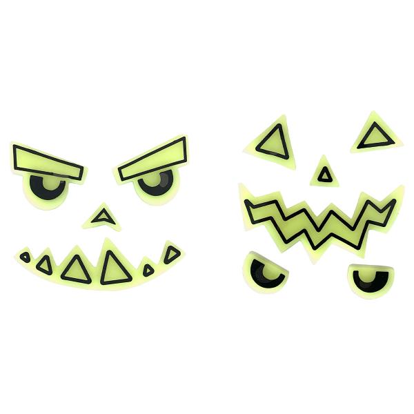 Selvlysende Klistremerker Gresskar 2-pakning