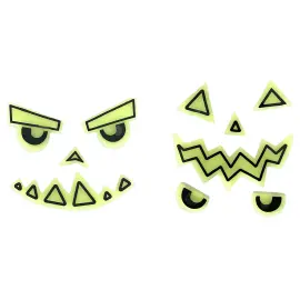 Selvlysende Klistremerker Gresskar 2-pakning