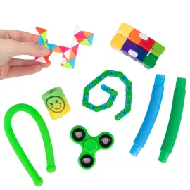 Overraskelsespose med Fidget-leker 8-pakning