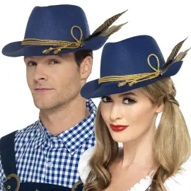 Majestetisk Tyrolerhatt Bl&aring;