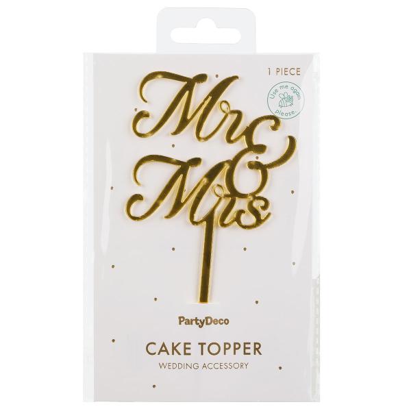 Mr & Mrs Cake Topper Gull