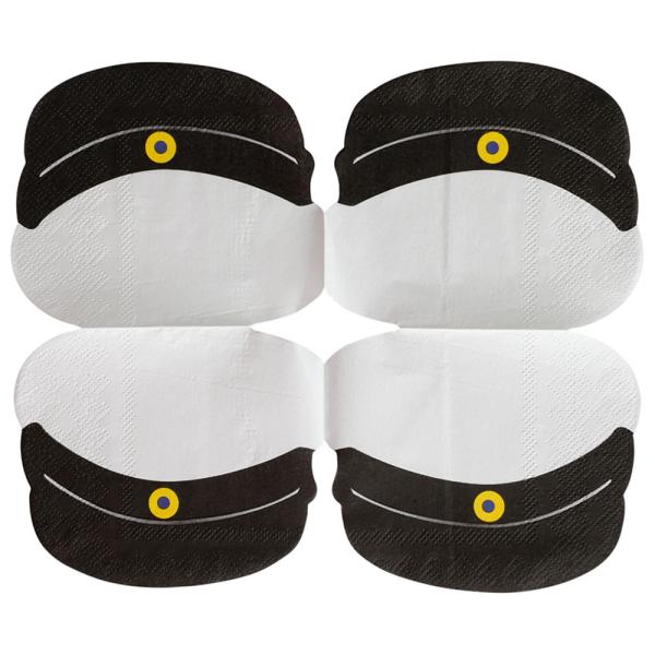 Papirservietter Studentlue 33 cm 16-pakning