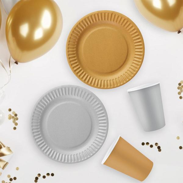 Pappasjetter Matt Sølv 6-pakning