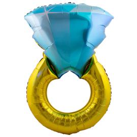 Folieballong Giftering 52 x 82 cm