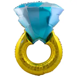 Folieballong Giftering 52 x 82 cm