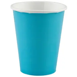 Pappkopper Karibisk Blå 25 cl 8-pakning