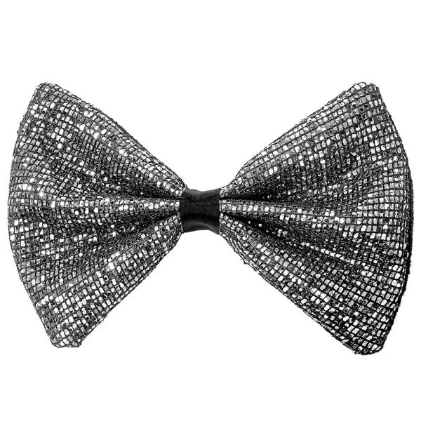 Glitter Sløyfe Sølv