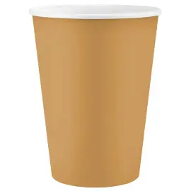 Pappkopper Matt Gull 25 cl 6-pakning