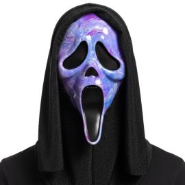 Ghostface Maske Marmorert Lilla