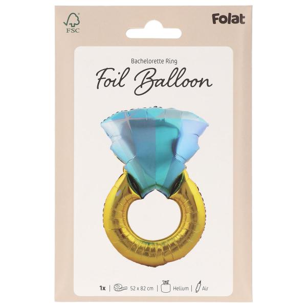 Folieballong Giftering 52 x 82 cm