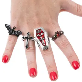 Gotiske Ringer 4-pakning