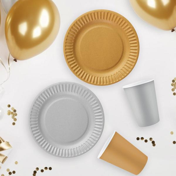 Pappkopper Matt Gull 25 cl 6-pakning