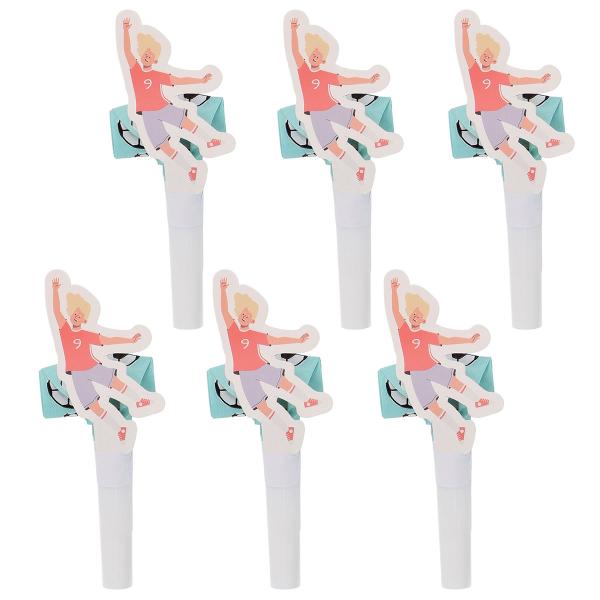 Partyfløyter Fotballbursdag 6-pakning