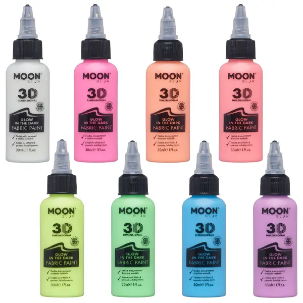 Moon Glow Selvlysende Tekstilfarge 30 ml