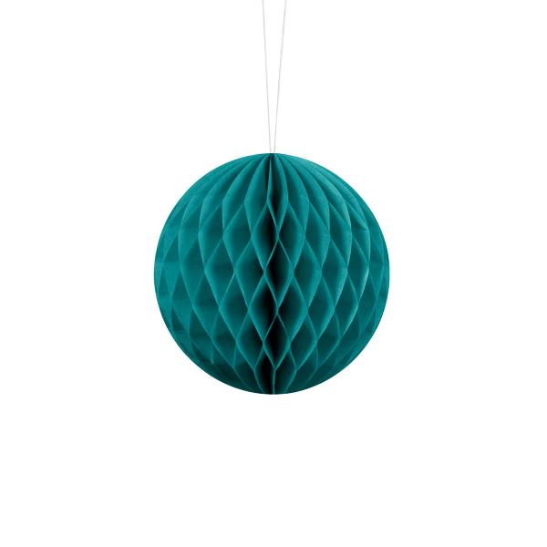 Hengende Honeycomb Pastell Laguneblå 10 cm