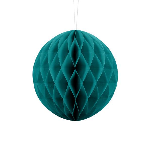Hengende Honeycomb Pastell Laguneblå 20 cm