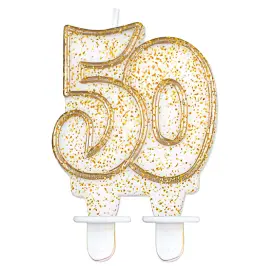 Kakelys 50 &aring;r Glitter