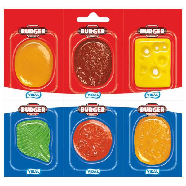 Hamburger Gelégodteri 6-pakning