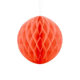 Hengende Honeycomb Oransje 20 cm