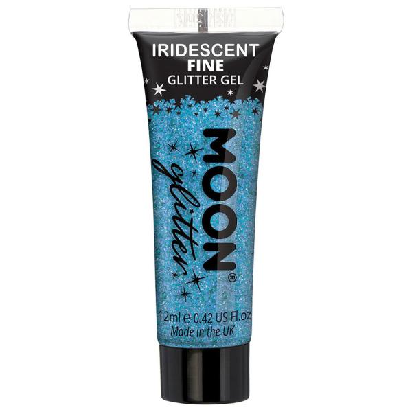 Moon Glitter Iriserende Glitter Gel Blå