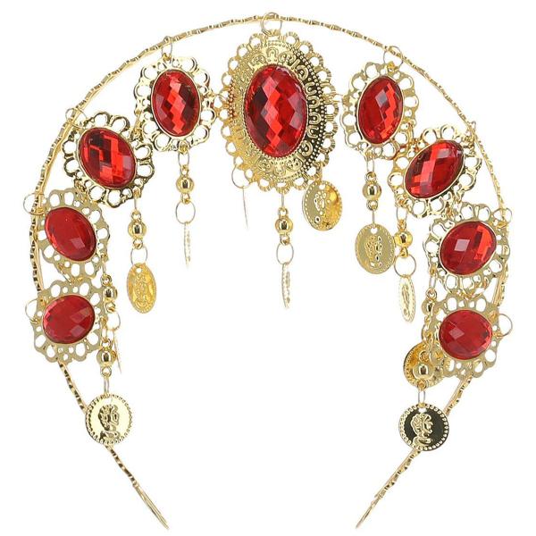 Gresk Hårpynt med Rubiner
