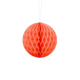 Hengende Honeycomb Oransje 10 cm