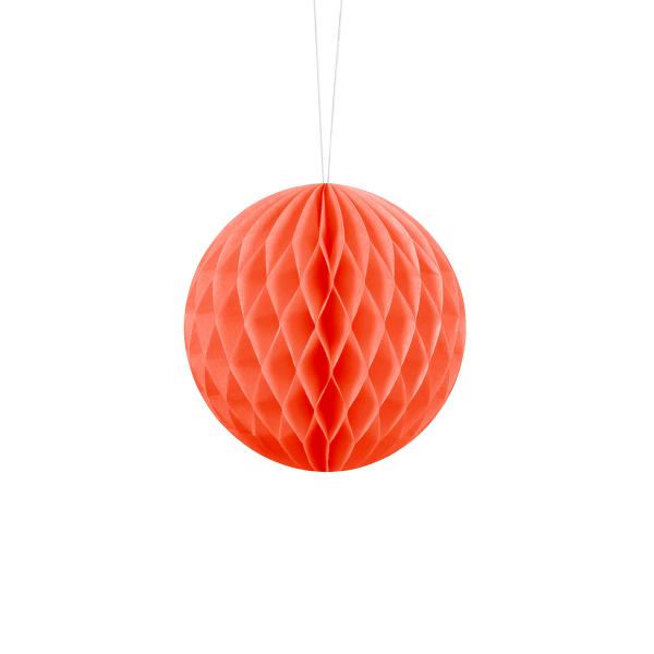 Hengende Honeycomb Oransje 10 cm
