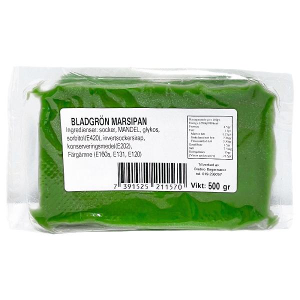 Marsipan Bladgrønn 500 g