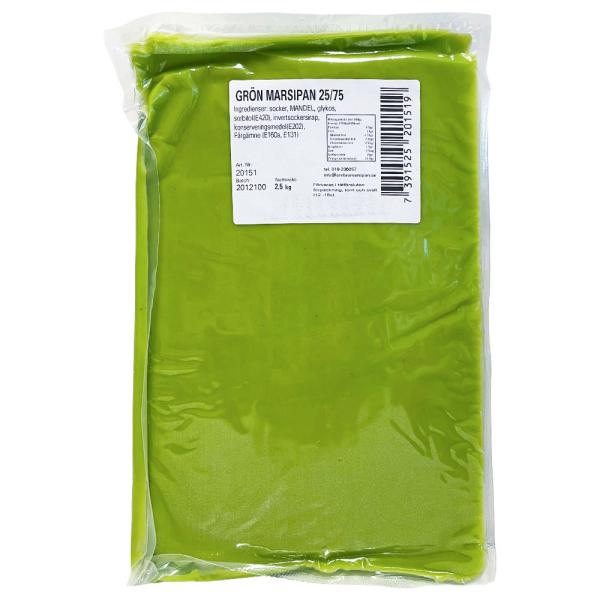 Marsipan Grønn 2,5 kg