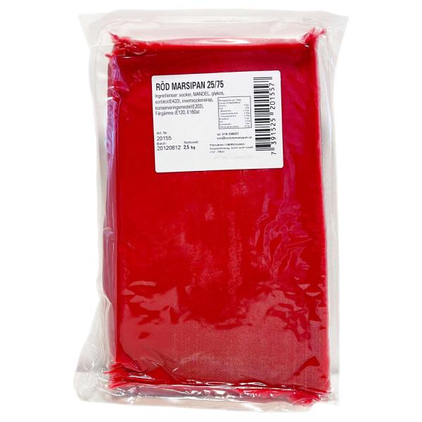 Marsipan Rød 2,5 kg