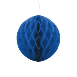 Hengende Honeycomb M&oslash;rkebl&aring; 20 cm