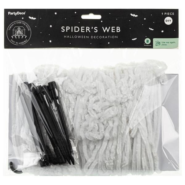 Utendørs Spindelvev Hvitt