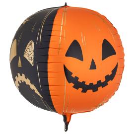 Folieballong Gresskar Oransje/Svart