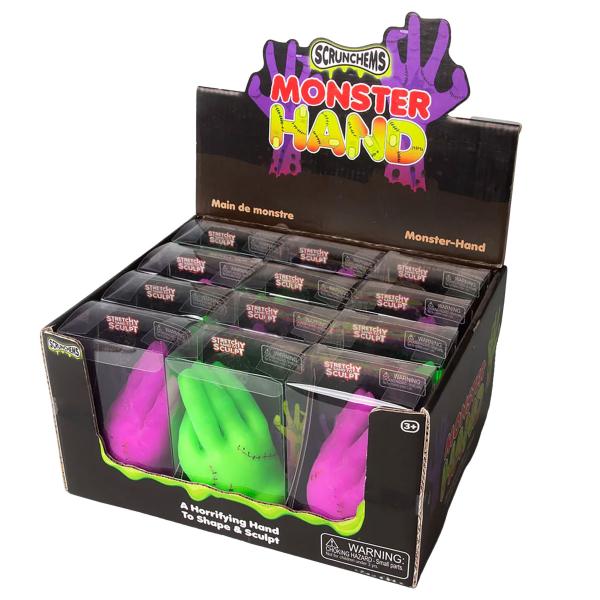 Squeeze Monsterhånd Neon Leke 14 cm
