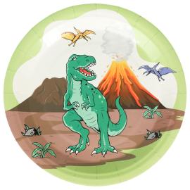 Papptallerkener Dinosaur Party