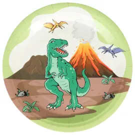Papptallerkener Dinosaur Party