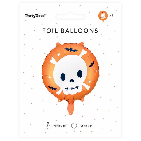 Halloween Folieballong Dødningehode