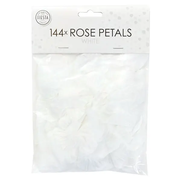 Roseblad Konfetti Hvit