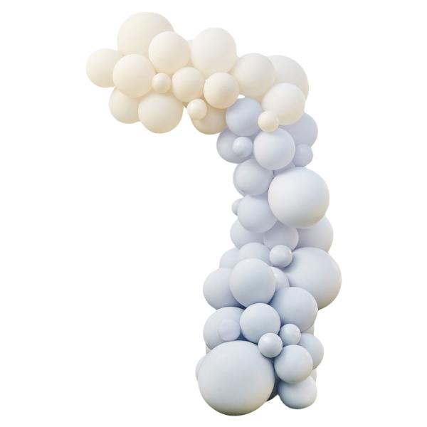 Ballongbue Sett Blått/Nude