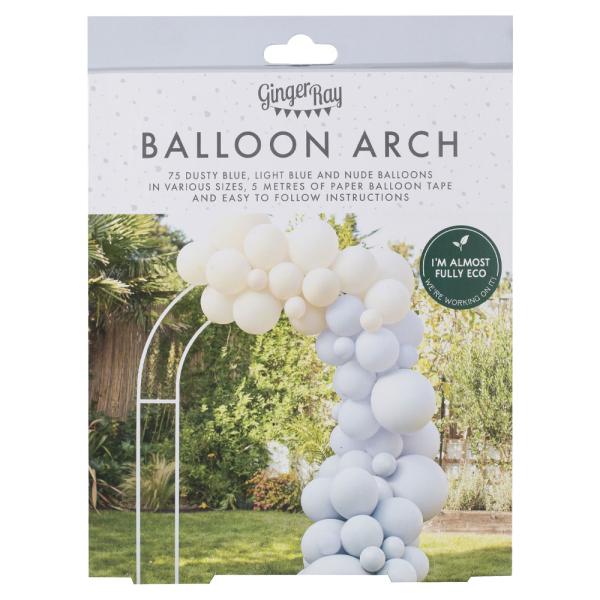 Ballongbue Sett Blått/Nude