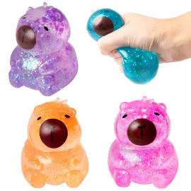 Squishy Glitrende Flodsvin Leke 7,5 cm