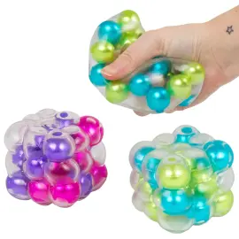 Squishy Kube Leke med Kuler 6 cm