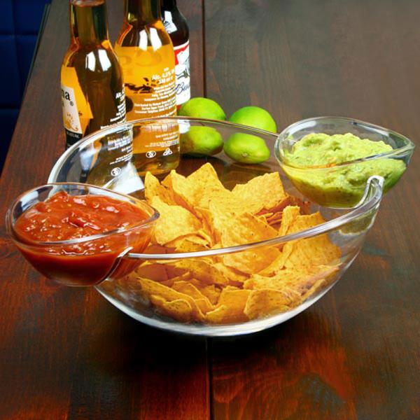 Chips- og Dipskål