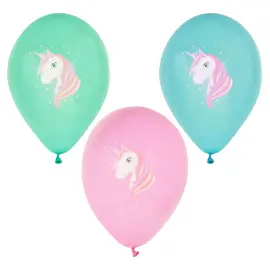 Unicorn Latexballonger Pastell