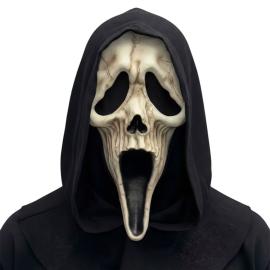 Heldekkende Maske Ghostface Mannen med Lj&aring;en