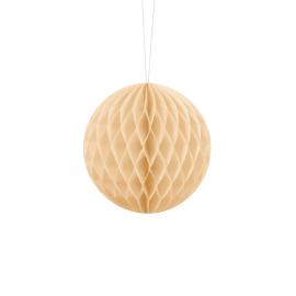 Hengende Honeycomb Lys Kremfarget 10 cm
